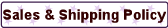 Sales & Shipping Policy